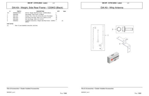 Featuring detailed diagrams, part numbers, and specifications, this manual simplifies the process of identifying and sourcing the right components for your tractor. Whether you're a seasoned mechanic or a DIY enthusiast, you'll appreciate the clarity and organization of the content, making your maintenance tasks more efficient.