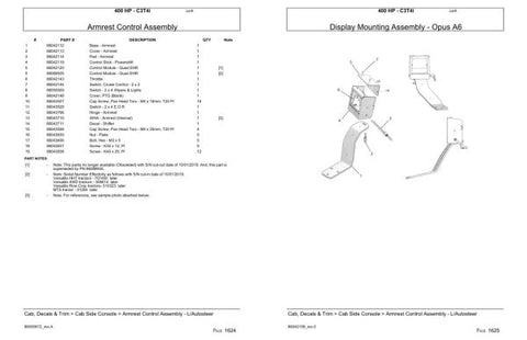 Discover the ultimate resource for your heavy machinery with the Versatile Tractor 400 HP C3T4I Parts Catalog Manual. This comprehensive PDF file is designed to provide you with detailed information on every component of your tractor, ensuring you have the knowledge needed for efficient maintenance and repairs.