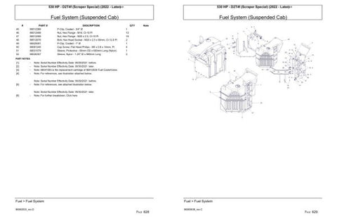 Unlock the full potential of your Versatile Tractor with the 530 HP D2T4F Scraper Special Parts Catalog Manual 2022. This comprehensive PDF file is designed to provide you with detailed insights into the specific parts and components of your tractor,