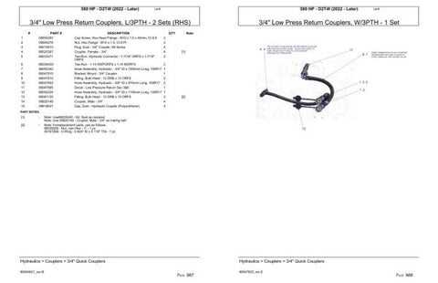 Discover the ultimate resource for your heavy machinery with the Versatile Tractor 580 HP D2T4F Parts Catalog Manual 2022. This comprehensive PDF file is designed to provide you with detailed information on every component of your tractor, ensuring you have the knowledge needed for efficient maintenance and repairs.