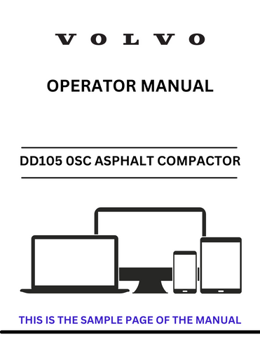 Discover the comprehensive operator manual for the VOLVO DD105 0SC Asphalt Compactor. Download the PDF for essential guidelines and operational insights.