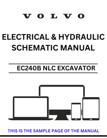 Unlock the full potential of your Volvo EC240B NLC Excavator with our comprehensive Electrical and Hydraulic Schematic Manual. This PDF file is meticulously designed to provide you with detailed diagrams and schematics, ensuring you have the essential information at your fingertips for efficient maintenance and troubleshooting.