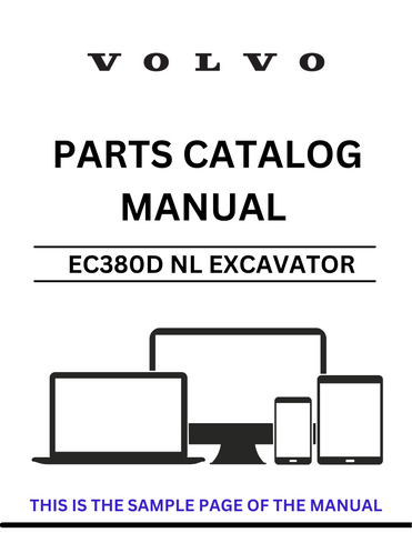 Invest in the longevity and performance of your VOLVO EC380D NL Excavator with this indispensable parts catalog. Whether you're a professional mechanic or a DIY enthusiast, this manual is your go-to guide for keeping your equipment running smoothly and efficiently.