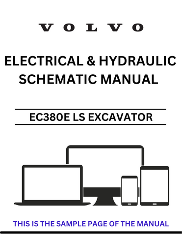  Unlock the full potential of your Volvo EC380E LS Excavator with our comprehensive Electrical and Hydraulic Schematic Manual. This PDF file is designed to provide you with detailed diagrams and schematics, ensuring you have the essential information at your fingertips for efficient maintenance and troubleshooting.