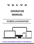 Don't miss out on the opportunity to elevate your excavator operation skills. Download the VOLVO EC380E LS Excavator Operator Manual today and gain access to expert insights that will help you maintain your equipment and enhance productivity on the job site.