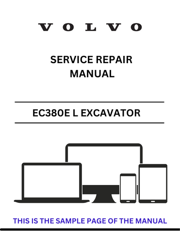 Discover the comprehensive service repair manual for the VOLVO EC380E L Excavator. Download the PDF for expert guidance and maintenance tips.