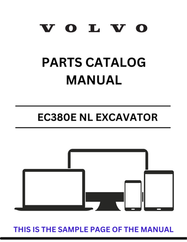 Discover the comprehensive VOLVO EC380E NL Excavator Parts Catalog Manual, specifically designed for serial numbers 31400 and 314001. This PDF file serves as an essential resource for anyone looking to maintain or repair their excavator, providing detailed diagrams and part numbers to ensure accurate replacements.