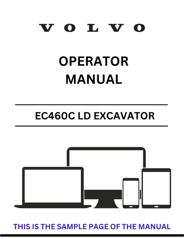 Enhance your operational efficiency with the VOLVO EC460C LD Excavator Operator Manual, now available in a convenient PDF format. This comprehensive guide is designed to provide you with all the essential information needed to operate your excavator safely and effectively.
