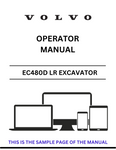  The manual covers key features, maintenance tips, and safety protocols, allowing you to operate the EC480D LR with confidence. With easy navigation and clear illustrations, you can quickly find the information you need to keep your machine running smoothly.