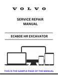 Discover the comprehensive service repair manual for the VOLVO EC480E HR Excavator. Download the PDF for expert guidance and maintenance tips.
