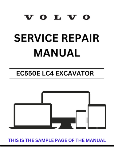  Unlock the full potential of your VOLVO EC550E LC4 Excavator with our comprehensive Service Repair Manual in PDF format. This essential guide provides detailed instructions and diagrams, ensuring you have all the information needed for effective maintenance and repairs.