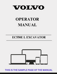 Unlock the full potential of your Volvo EC550E L Excavator with our comprehensive Operator Manual in PDF format. This essential guide provides detailed instructions and insights to help you operate your machine safely and efficiently, ensuring optimal performance on every job site.