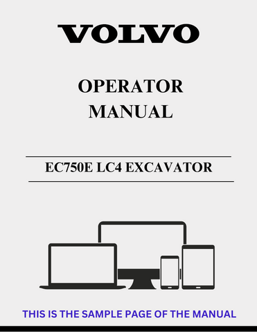 Enhance your operational efficiency with the VOLVO EC750E LC4 Excavator Operator Manual, now available in a convenient PDF format. This comprehensive guide provides detailed instructions and insights tailored specifically for the EC750E model, ensuring you have all the information you need at your fingertips.