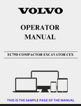 Unlock the full potential of your Volvo EC75D Compactor Excavator with our comprehensive Operator Manual in PDF format. This essential guide provides detailed instructions and insights to help you operate your machine safely and efficiently, ensuring optimal performance on every job site.
