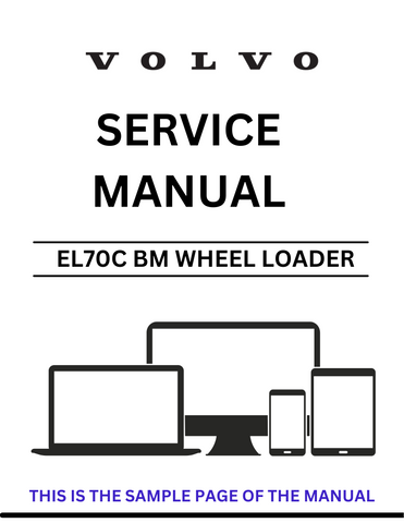 Discover the ultimate resource for maintaining your VOLVO EL70C BM Wheel Loader with our comprehensive service manual in PDF format. This digital guide is designed to provide you with detailed insights into the operation, maintenance, and repair of your equipment, ensuring optimal performance and longevity.