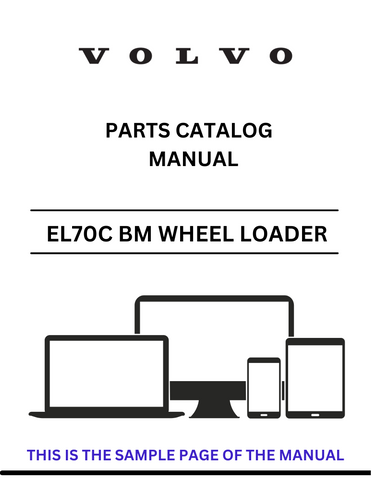 Explore the VOLVO EL70C BM Wheel Loader parts catalog manual. Download the PDF for essential information on parts and maintenance for optimal performance.