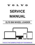Discover the ultimate resource for maintaining your VOLVO EL70 BM Wheel Loader with our comprehensive service manual in PDF format. This digital guide is designed to provide you with detailed insights into the operation, maintenance, and repair of your equipment, ensuring optimal performance and longevity.