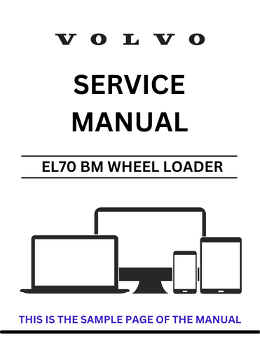 Discover the ultimate resource for maintaining your VOLVO EL70 BM Wheel Loader with our comprehensive service manual in PDF format. This digital guide is designed to provide you with detailed insights into the operation, maintenance, and repair of your equipment, ensuring optimal performance and longevity.