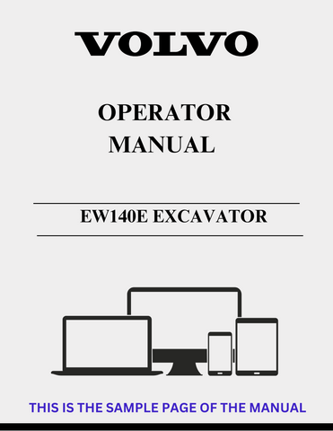  Inside this manual, you'll find detailed instructions on machine controls, maintenance procedures, and troubleshooting tips, ensuring you can maximize the performance of your VOLVO EW140E. The user-friendly layout allows for quick reference, making it an invaluable resource for both new and experienced operators.