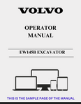 Enhance your operational efficiency with the VOLVO EW145B Excavator Operator Manual, available in a convenient PDF format. This comprehensive guide is designed to provide you with all the essential information needed to operate your excavator safely and effectively.