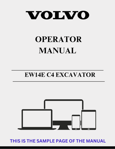  Inside this manual, you'll find detailed instructions on machine controls, maintenance procedures, and troubleshooting tips, ensuring you can maximize the performance of your VOLVO EW14E C4. The user-friendly layout allows for quick reference, making it an invaluable resource for both new and experienced operators.