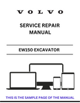 Discover the comprehensive service repair manual for the VOLVO EW150 Akerman Excavator. Download the PDF for expert guidance and maintenance tips.
