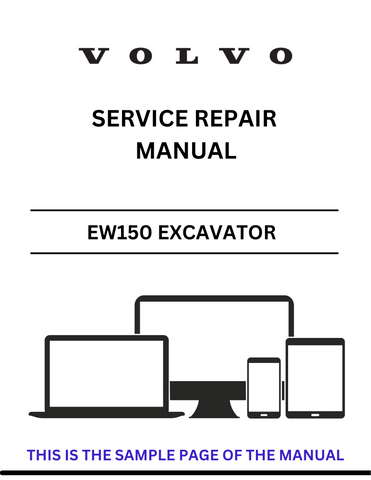  Discover the comprehensive service repair manual for the VOLVO EW150 Akerman Excavator. Download the PDF for expert guidance and maintenance tips.