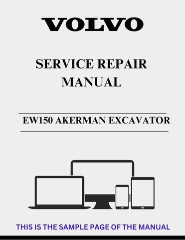Unlock the full potential of your Volvo EW150 Akerman Excavator with our comprehensive Service Repair Manual. This PDF file is designed to provide you with detailed insights and step-by-step instructions for maintenance and repairs, ensuring your equipment operates at peak performance.