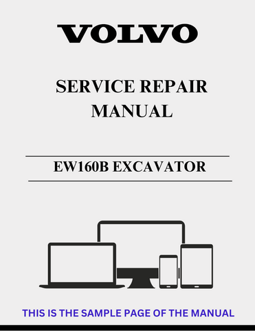  Unlock the full potential of your Volvo EW160B Excavator with our comprehensive Service Repair Manual in PDF format. This essential guide provides detailed instructions, diagrams, and troubleshooting tips to ensure your machine operates at peak performance.