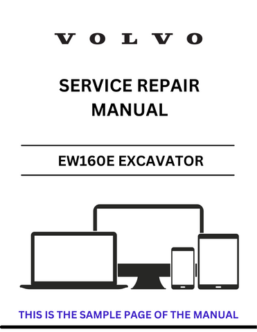Unlock the full potential of your Volvo EW160E Excavator with our comprehensive Service Repair Manual in PDF format. This essential guide provides detailed instructions, diagrams, and troubleshooting tips to ensure your machine operates at peak performance.