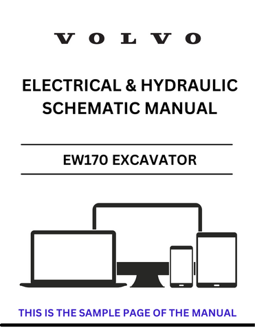  Unlock the full potential of your Volvo EW170 Excavator with our comprehensive Electrical and Hydraulic Schematic Manual. This PDF file is designed to provide you with detailed diagrams and schematics, ensuring you have the essential information at your fingertips for efficient maintenance and troubleshooting.=