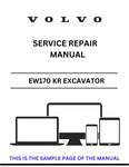 Access the VOLVO EW170 KR Excavator service repair manual in PDF format. Ensure optimal performance with detailed instructions and maintenance guidelines.