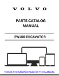 Discover the comprehensive VOLVO EW180 Excavator Parts Catalog Manual, specifically designed for serial numbers 3001-9999. This PDF file is an essential resource for anyone looking to maintain or repair their excavator, providing detailed diagrams and part numbers to ensure you find exactly what you need.