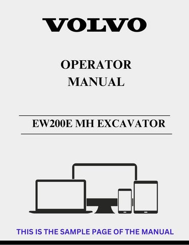  Inside this manual, you'll find detailed instructions on machine controls, maintenance procedures, and troubleshooting tips, ensuring you can maximize the performance of your VOLVO EW200E MH. The user-friendly layout allows for quick reference, making it an invaluable resource for both new and experienced operators.
