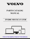 The manual features clear diagrams and part numbers, making it easy to identify and order the correct components for your machine. With this catalog, you can streamline your maintenance process, reduce downtime, and enhance the longevity of your excavator.