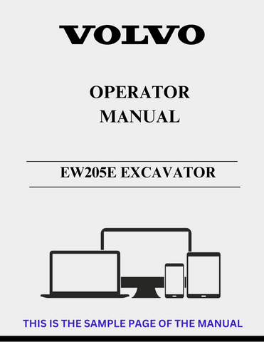 Unlock the full potential of your Volvo EW205E Excavator with our comprehensive Operator Manual in PDF format. This essential guide provides detailed instructions and insights to help you operate your machine safely and efficiently, ensuring optimal performance on every job site.