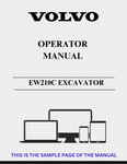 Unlock the full potential of your Volvo EW210C Excavator with our comprehensive Operator Manual in PDF format. This essential guide provides detailed instructions and insights to help you operate your machine safely and efficiently, ensuring optimal performance on every job site.