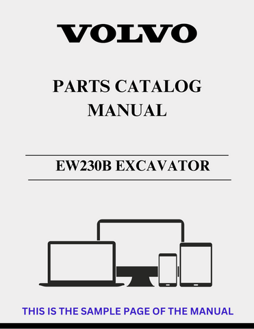 With this manual, you can easily identify and order the correct parts for your VOLVO EW230B, minimizing downtime and maximizing efficiency. The user-friendly format allows for quick navigation, making it simple to find the information you need to keep your equipment running smoothly.