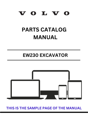 Discover the comprehensive parts catalog manual for the VOLVO EW230 Akerman Excavator. Access the PDF file for detailed specifications and maintenance information.