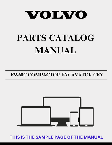  Discover the comprehensive VOLVO EW60C Compactor Excavator CEX Parts Catalog Manual, designed specifically for serial number 110001. This PDF file is an essential resource for anyone looking to maintain or repair their excavator, providing detailed diagrams and part numbers to ensure you find exactly what you need.