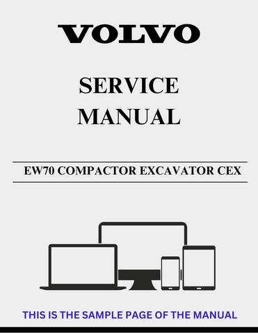  Unlock the full potential of your Volvo EW70 VV Compactor Excavator with our comprehensive CEX Service Manual. This PDF file is designed to provide you with detailed insights and step-by-step instructions, ensuring that you can maintain and repair your equipment with confidence.