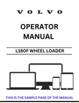 Discover the essential VOLVO L180F Wheel Loader Operator Manual, now available in a convenient PDF format. This comprehensive guide is designed to enhance your operational efficiency and ensure the safe handling of your equipment. With detailed instructions and clear illustrations, you’ll have all the information you need at your fingertips.