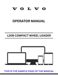 Access the VOLVO L20B Compact Wheel Loader operator manual in PDF format. Get detailed instructions and insights for optimal performance and safety.