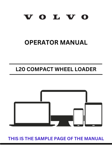 Discover the comprehensive operator manual for the VOLVO L20 Electric Compact Wheel Loader. Download the PDF for essential guidelines and operational insights.
