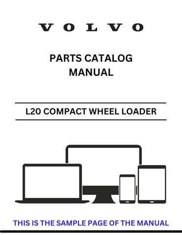 Discover the comprehensive parts catalog manual for Volvo L20 Electric Compact Wheel Loader. Download the PDF for detailed specifications and maintenance tips.