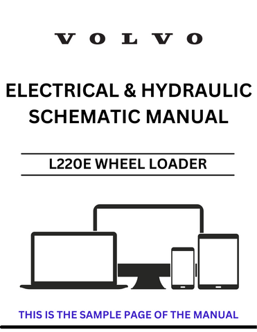 Discover the essential VOLVO L220E Wheel Loader Electrical and Hydraulic Schematic Manual, now available in a convenient PDF format. This comprehensive guide is designed for professionals and enthusiasts alike, providing detailed schematics that simplify troubleshooting and maintenance tasks.