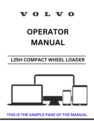 Conveniently accessible on any device, this PDF file allows you to have the information you need at your fingertips, whether you're in the office or on the go. Invest in your equipment's longevity and your own expertise by downloading the VOLVO L25H Operator Manual today!