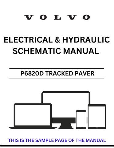 Discover the essential VOLVO P6820D Tracked Paver Electrical and Hydraulic Schematic Manual, designed specifically for model SN 12819468. This comprehensive PDF file serves as a vital resource for technicians and operators, providing detailed schematics that simplify maintenance and troubleshooting.