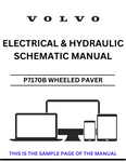 Discover the essential VOLVO P7170B Wheeled Paver Electrical and Hydraulic Schematic Manual, now available in a convenient PDF format. This comprehensive guide is designed for professionals seeking detailed schematics to enhance their understanding and maintenance of the VOLVO P7170B model.