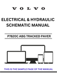 Discover the essential VOLVO P7820C ABG Tracked Paver Electrical and Hydraulic Schematic Manual, designed specifically for model SN 12762921. This comprehensive PDF file serves as a vital resource for technicians and operators, providing detailed schematics that simplify troubleshooting and maintenance tasks.